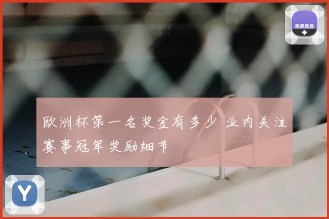 欧洲杯第一名奖金有多少 业内关注赛事冠军奖励细节