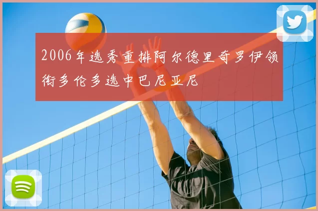 2006年选秀重排阿尔德里奇罗伊领衔多伦多选中巴尼亚尼