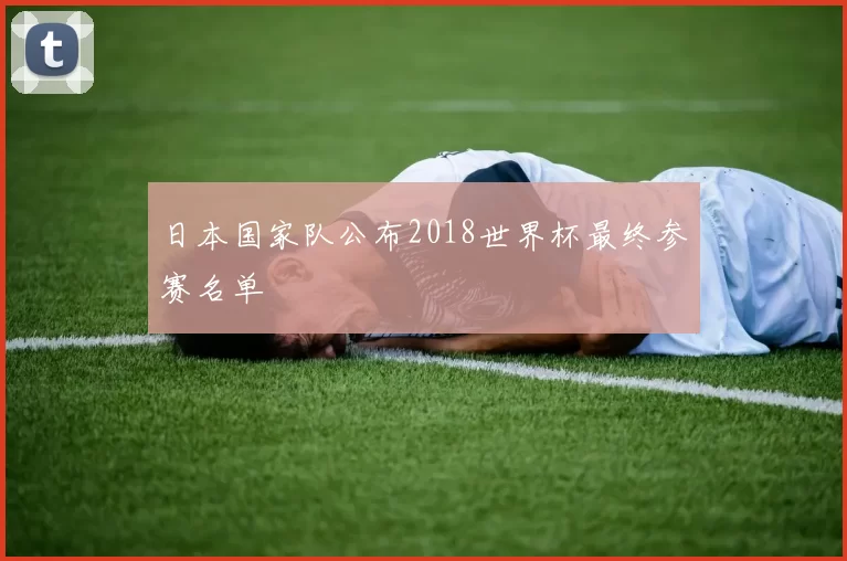 日本国家队公布2018世界杯最终参赛名单
